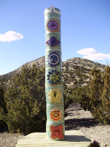 Ceramic Kundalini Chakra Totem